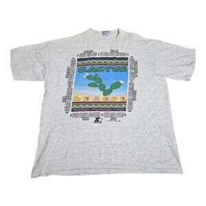 Vintage 1991 MLB Cactus League Spring Training T-Shirt XL Gray Starter B26